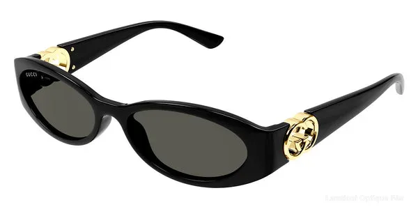 Lunettes de soleil Gucci GG1660S 001 54 - BLACK authentique Gucci - Lunettes de soleil Fès Lamtioui Optique