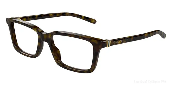 Lunettes de vue Gucci GG1672O 002 53 - HAVANA authentique Gucci - Lunettes de vue Fès Lamtioui Optique