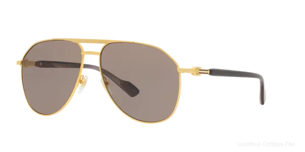 Lunettes de soleil Gucci GG1220S 002 59 authentique Gucci - Lunettes de soleil Fès Lamtioui Optique