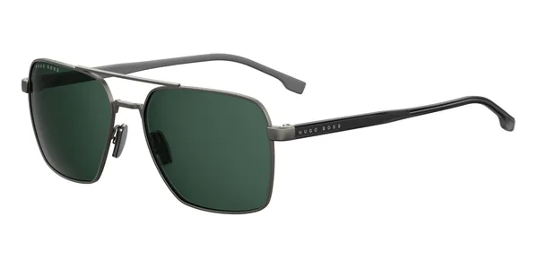Lunettes de soleil Hugo Boss 1045/S/IT Gunmetal/green authentique Hugo Boss - Lunettes de soleil Fès Lamtioui Optique