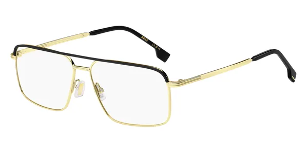 Lunettes de vue Hugo Boss 1606 Gold Black - نضارات طبية Hugo Boss Lamtioui Optique فاس