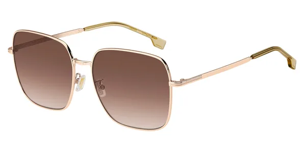 Lunettes de soleil Hugo Boss 1613/F/SK Rose Gold/brown Gradient authentique Hugo Boss - Lunettes de soleil Fès Lamtioui Optique