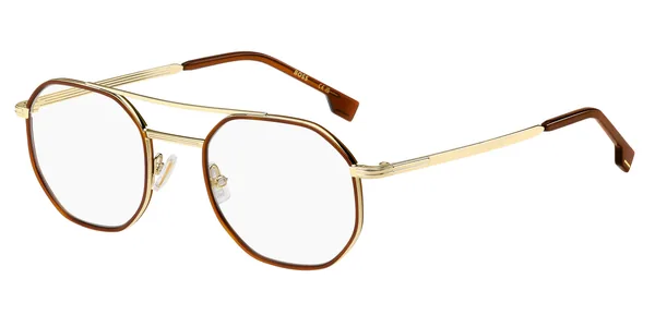 Lunettes de vue Hugo Boss 1632 Gold Brown Havana - نضارات طبية Hugo Boss Lamtioui Optique فاس
