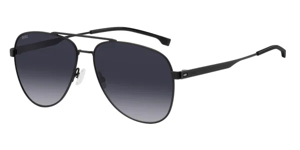 Lunettes de soleil Hugo Boss 1641/S Matte Black/grey Gradient - نضاضر شمس Hugo Boss Lamtioui Optique فاس