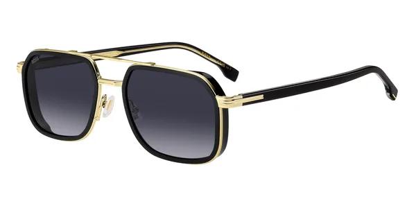Lunettes de soleil Hugo Boss 1724/S Black Gold/dark Grey Shaded Gradient authentique Hugo Boss - Lunettes de soleil Fès Lamtioui Optique