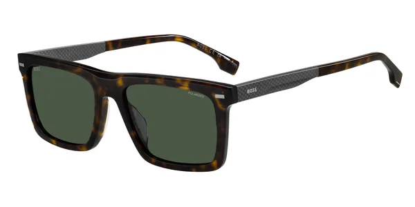 Lunettes de soleil Hugo Boss 1765/G/S Havana/green Polarised - نضاضر شمس Hugo Boss Lamtioui Optique فاس