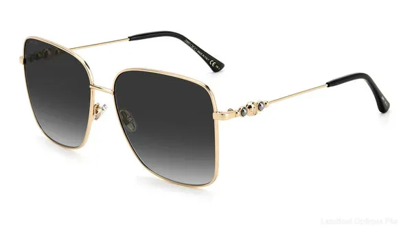 Lunettes de soleil Jimmy Choo HESTER/S 02M29O 59 - Black Gold نضاضر شمس Jimmy Choo - Opticien-optométriste فاس