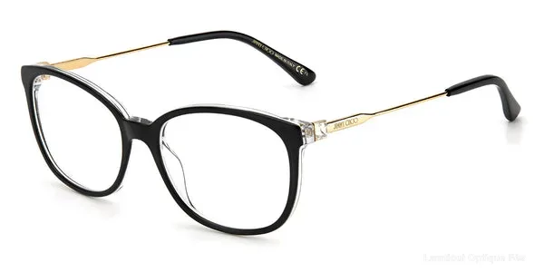 Lunettes de vue Jimmy Choo JC302 0807 55 - Black authentique Jimmy Choo - Lunettes de vue Fès Lamtioui Optique