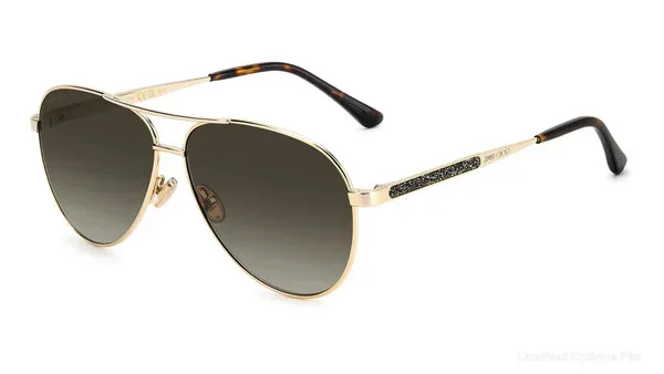 Lunettes de soleil Jimmy Choo JIMENA/S 006JHA 60 - Gold Havana - Lamtioui Optique Fès
