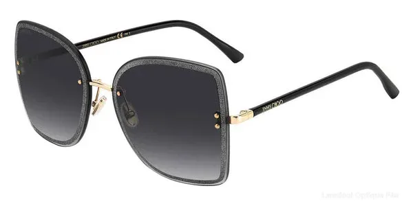 Lunettes de soleil Jimmy Choo LETI/S 02M29O 62 - Black Gold - Lamtioui Optique Fès