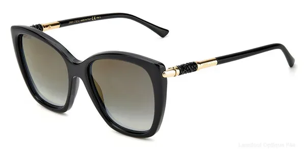 Lunettes de soleil Jimmy Choo SUNGLASSSES - ROSE/S 0807FQ 55 - Black نضاضر شمس Jimmy Choo - Opticien-optométriste فاس