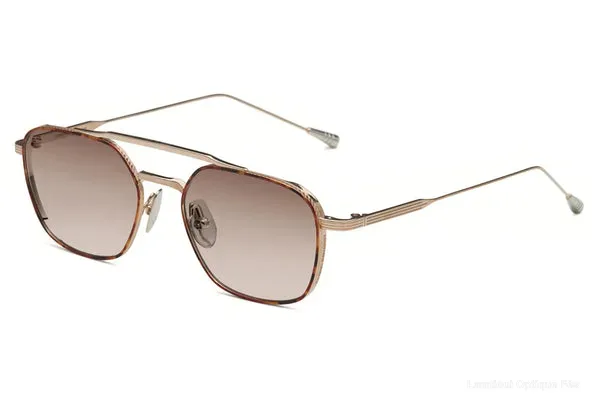 Lunettes de soleil Lunetterie Generale ROUTE 66 WHITE/GOLD/LBROWN 53 نضاضر شمس Lunetterie Generale - Opticien-optométriste فاس