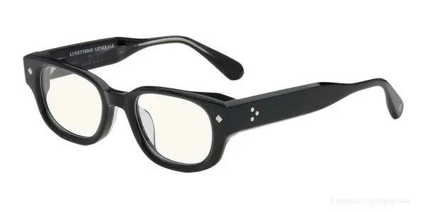 Lunettes de vue Lunetterie Generale TOUT JAMAIS BLACK & SMOKE/PALLADIUM 51 Lunettes de vue - Opticien-optométriste Lamtioui Fès Maroc