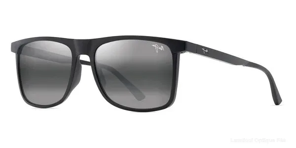 Lunettes de soleil Maui Jim MAKAMAE 619-02 56 - Matte Black - نضاضر شمس Maui Jim Lamtioui Optique فاس