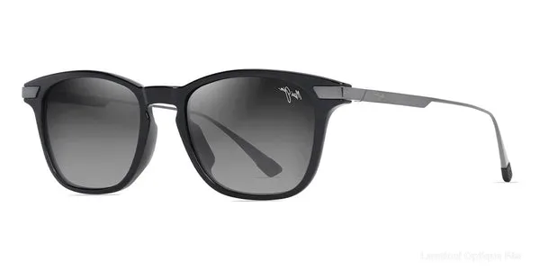 Lunettes de soleil Maui Jim MANA'OLANA GS623-02 51 - Shiny Black with Gunmetal authentique Maui Jim - Lunettes de soleil Fès Lamtioui Optique