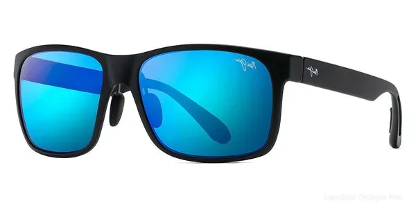 Lunettes de soleil Maui Jim RED SANDS B432-2M 59 - Matte Black Default Title Fès Maroc