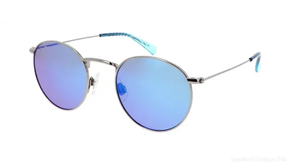 Lunettes de soleil Maui Jim B667 17B BLUE HAWAII PUKAUA SHINY SIL W/ BLUE Default Title Fès Maroc