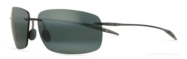 Lunettes de soleil Maui Jim MJ0421S-006 /B421-02 BLUE HAWAII SUGAR BEACH SHINY BLACK نضاضر شمس Maui Jim - Opticien-optométriste فاس