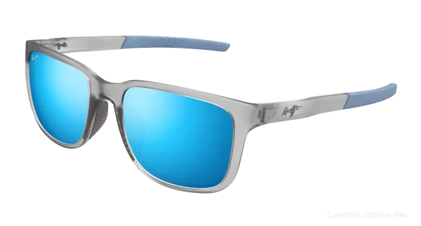 Lunettes de soleil Maui Jim MJ0599SA-004 /B599-14 BLUE HAWAII AKALA MATTE TRANSPARENT GREY - Maui Jim نظارات شمسية فاس Lamtioui