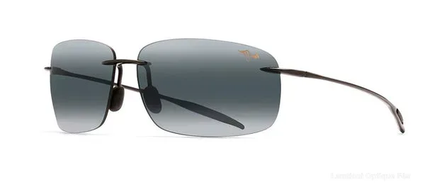 Lunettes de soleil Maui Jim READER +1.50 422 02 GRY BREAKWALL GLOSS BLK authentique Maui Jim - Lunettes de soleil Fès Lamtioui Optique