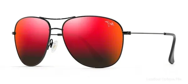 Similaire Lunettes de soleil Maui Jim RM247 02 HAWAII LAVA CLIFF HOUSE BLK GLO - Lamtioui Optique Fès