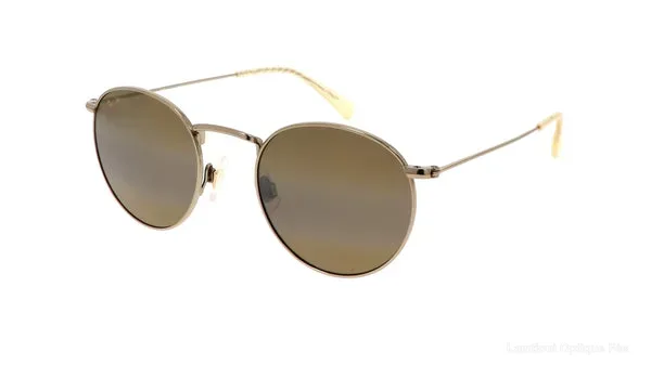 Lunettes de soleil Maui Jim H667 16A HCL PUKAUA SHINY LIGHT GOLD W/ YELLOW نضاضر شمس Maui Jim - Opticien-optométriste فاس