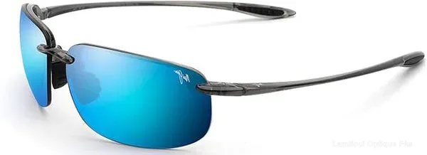 Lunettes de soleil Maui Jim MJ0422S-037/B422-02 BLUE HAWAII BREAKWALL SHINY BLACK - Maui Jim نظارات شمسية فاس Lamtioui