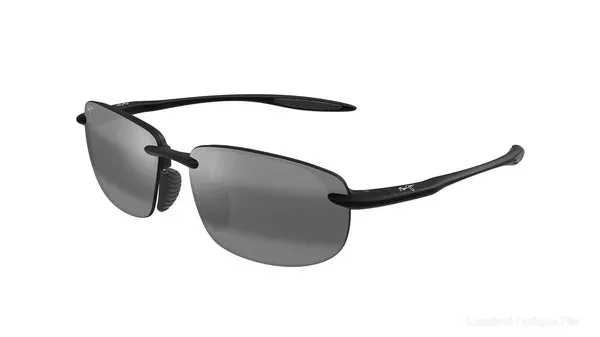Lunettes de soleil Maui Jim MJ0677SA / 677-02 001-02 60 GREY HO OKIPA ULTRA AF MATTE BLACK - نظارات شمسية Lamtioui Fès فاس المغرب
