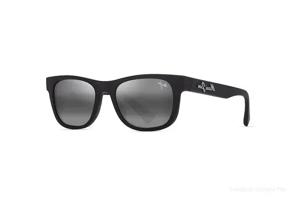 Lunettes de soleil Maui Jim MJ0687S / 687-02 001-02 53 GREY KAULIKE MATTE BLACK - نظارات شمسية Lamtioui Fès فاس المغرب