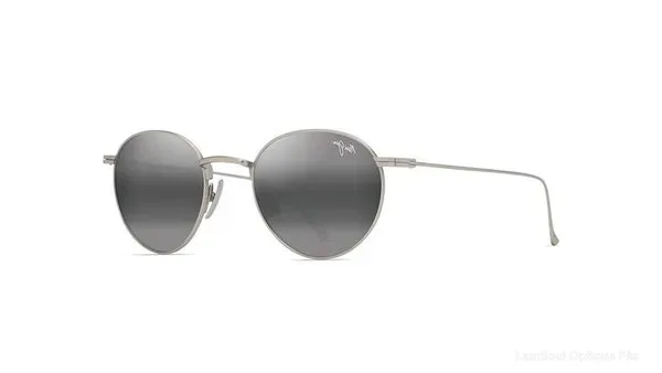 Lunettes de soleil Maui Jim MJ0691S / 691-17 001-17 48 GREY KA APEHA MATTE SILVER authentique Maui Jim - Lunettes de soleil Fès Lamtioui Optique