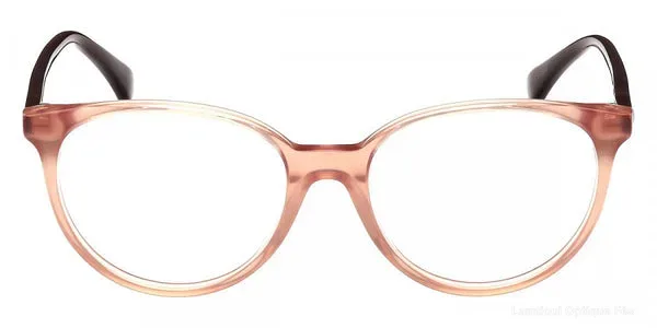 Lunettes de vue Max Mara ™ MM5084 045 53 - Matte Light Pink/Shiny Dark Brown - Lamtioui Optique Fès