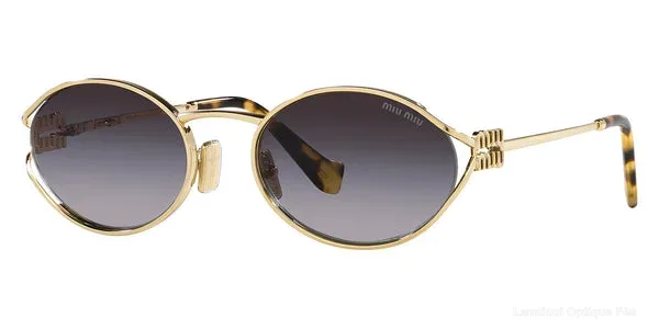 Lunettes de soleil Miu Miu LOGO - MU 52YS ZVN5D1 54 - Pale Gold نضاضر شمس Miu Miu - Opticien-optométriste فاس