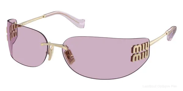 Lunettes de soleil Miu Miu AUBE - MU A51S ZVN90O 75 - Pale Gold نضاضر شمس Miu Miu - Opticien-optométriste فاس