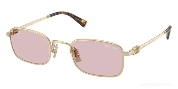 Lunettes de soleil Miu Miu LOGO - MU A53S ZVN4I0 52 - Pale Gold - Miu Miu نظارات شمسية فاس Lamtioui