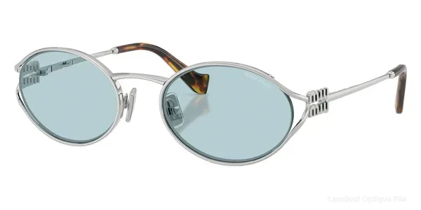 Lunettes de soleil Miu Miu LOGO - MU 52YS 1BC20R 54 - Silver - نضاضر شمس Miu Miu Lamtioui Optique فاس