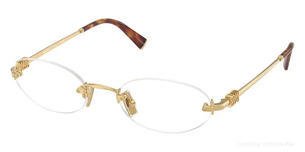 Similaire Lunettes de vue Miu Miu MU 53WV 5AK1O1 51 - Gold - Lamtioui Optique Fès
