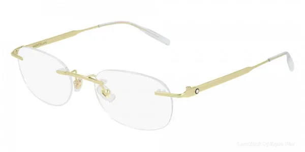 Lunettes de vue Montblanc MB0147O 002 52 authentique Montblanc - Lunettes de vue Fès Lamtioui Optique