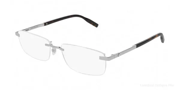 Lunettes de vue Montblanc MB0023O 005 59 - Silver - Montblanc نظارات طبية فاس Lamtioui