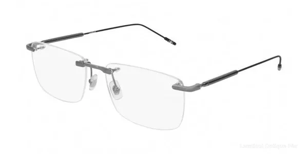 Lunettes de vue Montblanc MB0049O 004 58 - Ruthenium Default Title Fès Maroc