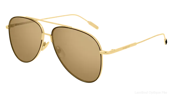 Lunettes de soleil Montblanc MB0078S 001 59 - Gold - Montblanc نظارات شمسية فاس Lamtioui