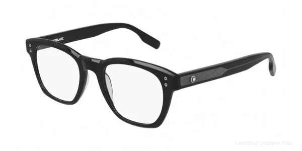 Lunettes de vue Montblanc MB0122O 001 51 - Black - Lamtioui Optique Fès