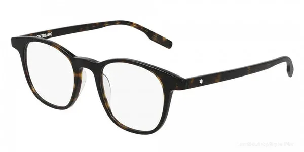 Lunettes de vue Montblanc MB0153O 002 48 - Havana Lunettes de vue - Opticien-optométriste Lamtioui Fès Maroc