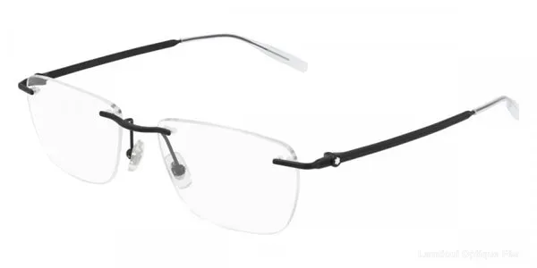 Lunettes de vue Montblanc MB0169O 001 55 - Black نضارات طبية Montblanc - Opticien-optométriste فاس