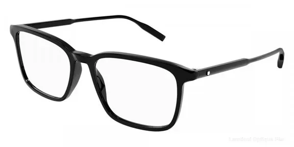 Lunettes de vue Montblanc MB0197O 001 53 - Black Default Title Fès Maroc