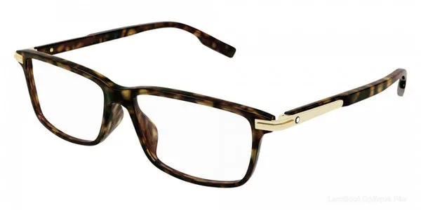 Lunettes de vue Montblanc MB0217O 002 55 - Havana Default Title Fès Maroc