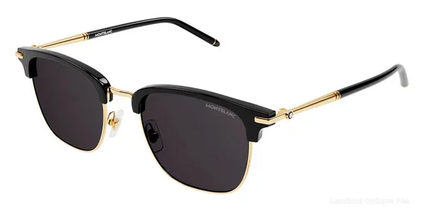 Lunettes de soleil Montblanc MB0242S 005 55 - Black - نضاضر شمس Montblanc Lamtioui Optique فاس
