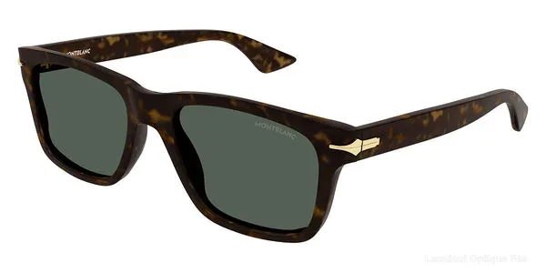 Lunettes de soleil Montblanc MB0263S 002 54 - Havana - نضاضر شمس Montblanc Lamtioui Optique فاس