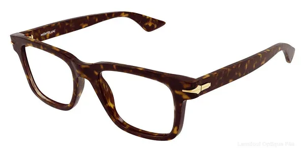 Lunettes de vue Montblanc MB0266O 002 52 - Havana - نظارات طبية Lamtioui Fès فاس المغرب