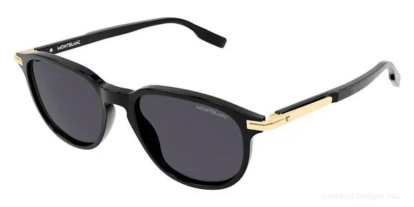 Lunettes de soleil Montblanc MB0276S 001 52 - Black authentique Montblanc - Lunettes de soleil Fès Lamtioui Optique