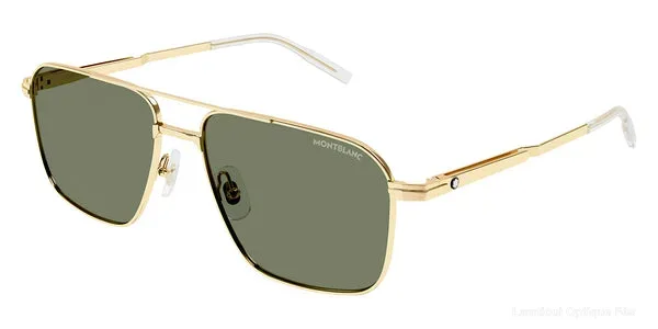 Lunettes de soleil Montblanc MB0278S 002 56 - Gold - Montblanc نظارات شمسية فاس Lamtioui